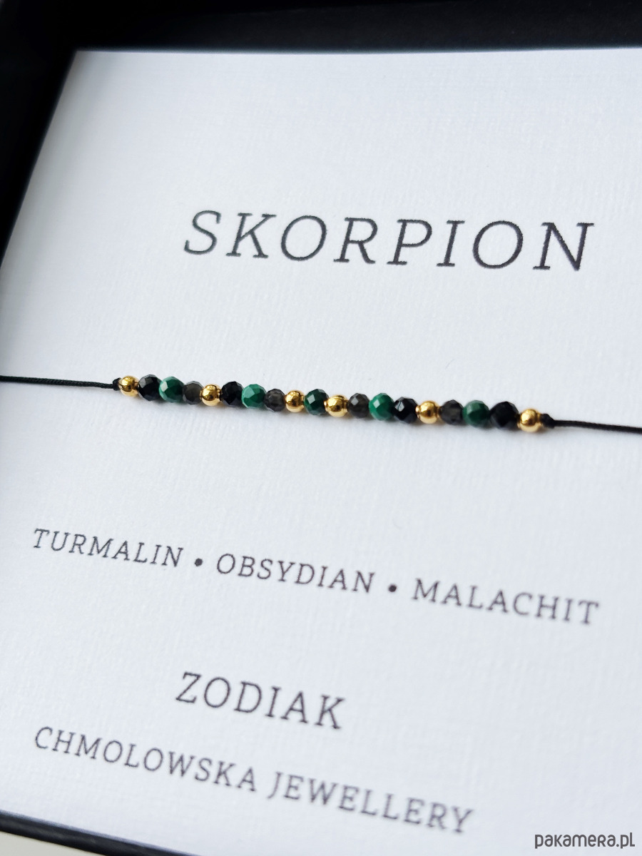 bransoletki na sznurku Zodiak bransoletka SKORPION 1