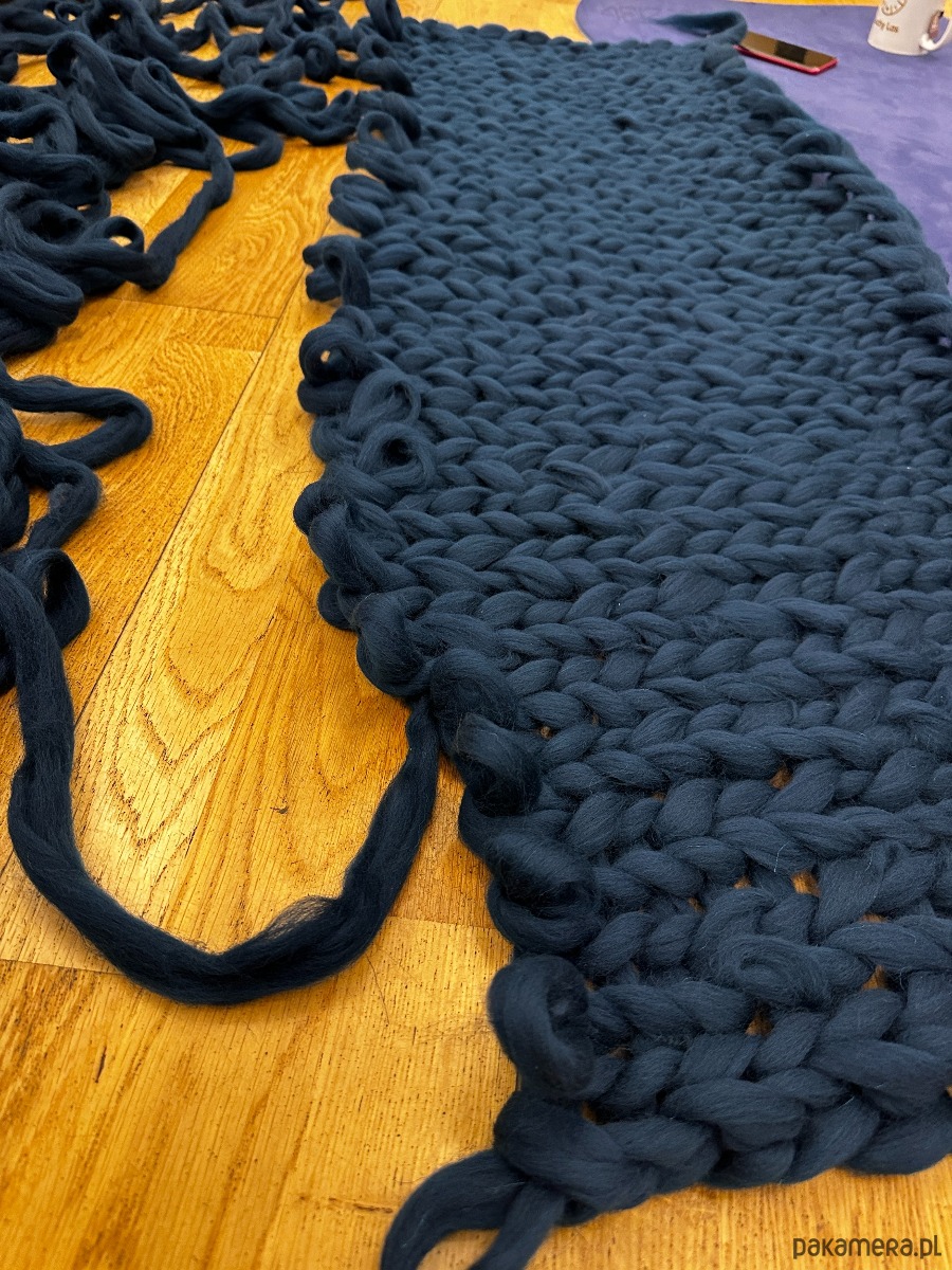 Warsztaty inne INDYWIDUALNY WARSZTAT -Zaplatamy Koce XXL - z grubej wełny - POZNAŃ 5