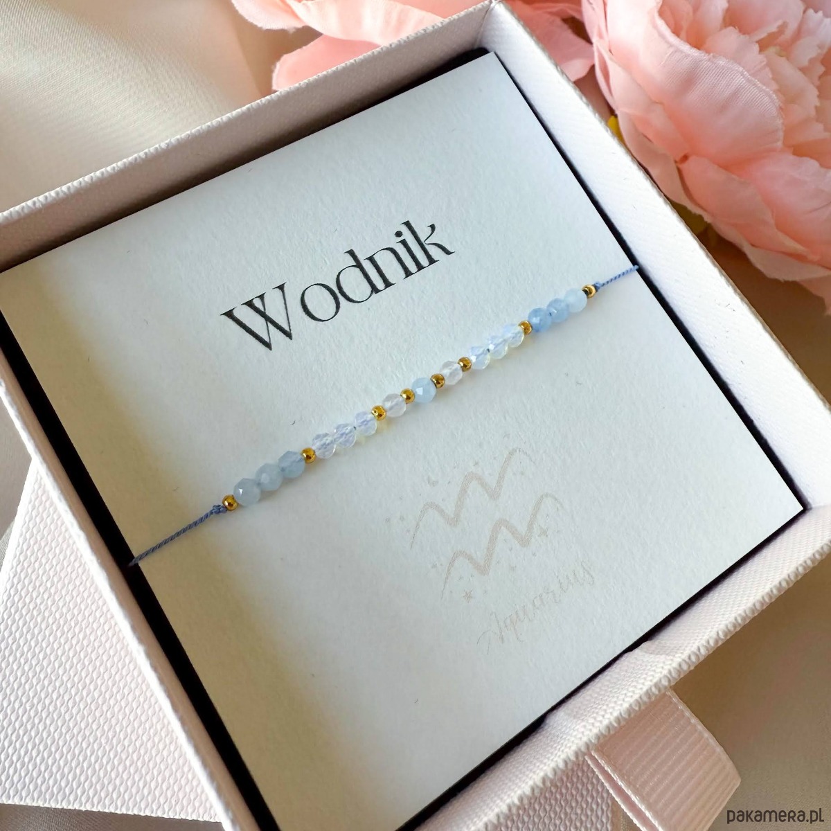 bransoletki na sznurku Bransoletka dla Znaku zodiaku WODNIK 1