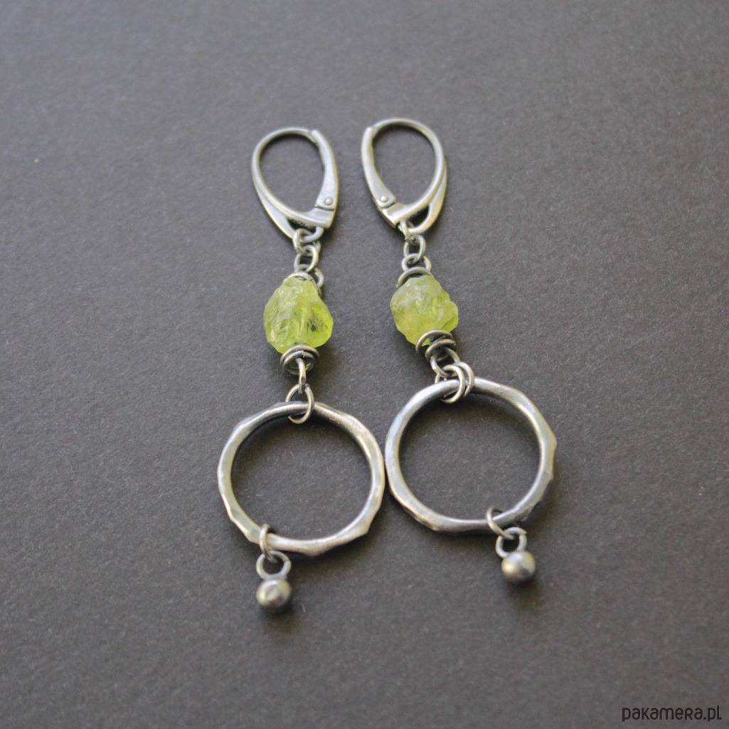 bransoletki z kamieni naturalnych Unikatowa bransoletka z oliwinami vol. I 7