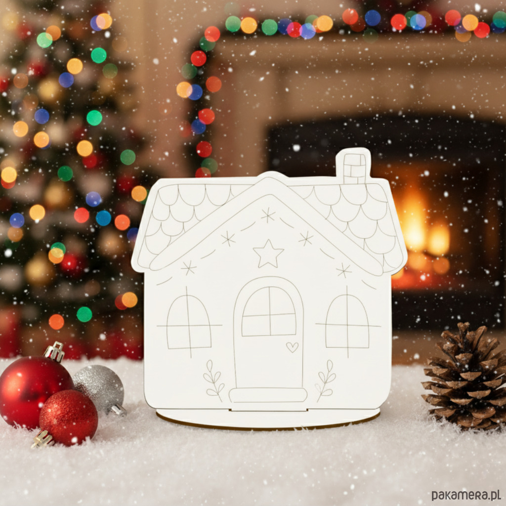 dekoracje świąteczne Drewniana Dekoracja Figurka Świąteczna Stojąca Ozdoba Dekoracja PREZENT DIY 1