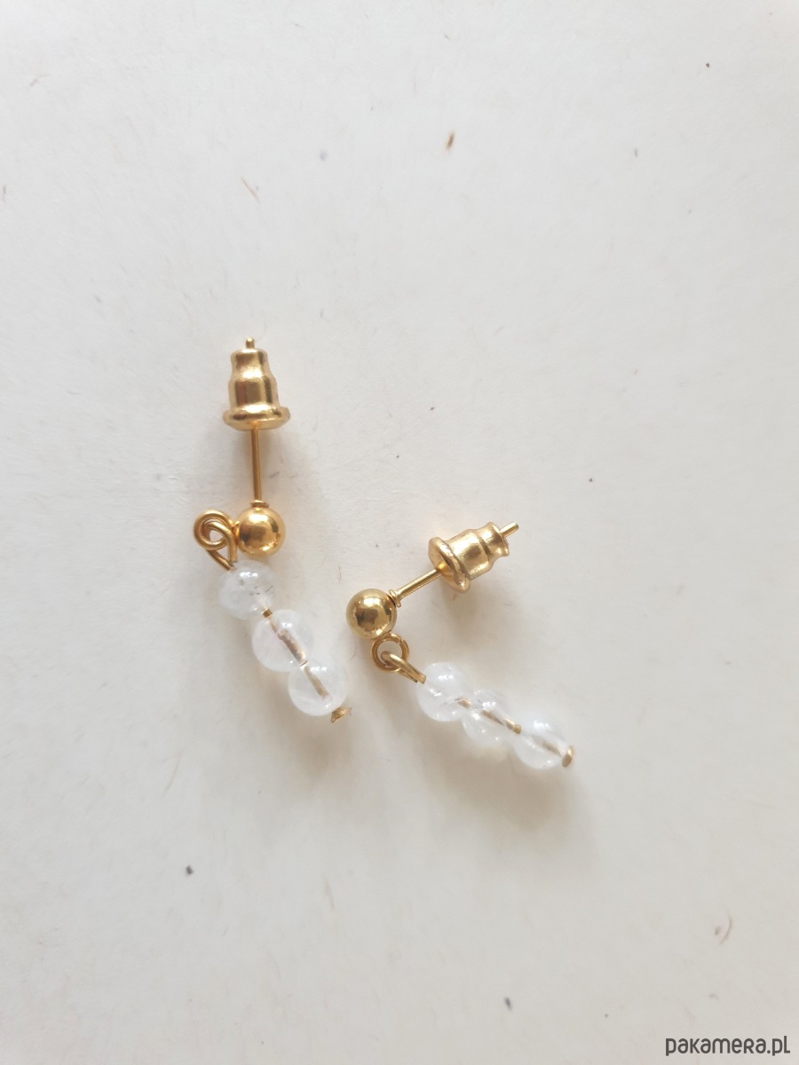 kolczyki z kamieniami Kolczyki DROPSY MINI kamień księżycowy 2