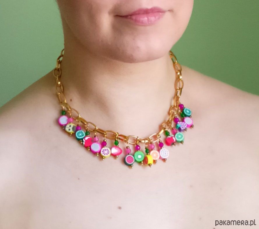 chokery Owocowy naszyjnik : choker : kolia 2