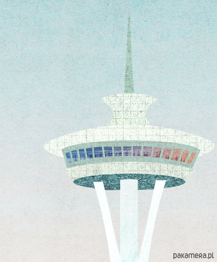 plakaty Seattle - vintage plakat 50x70 cm 3