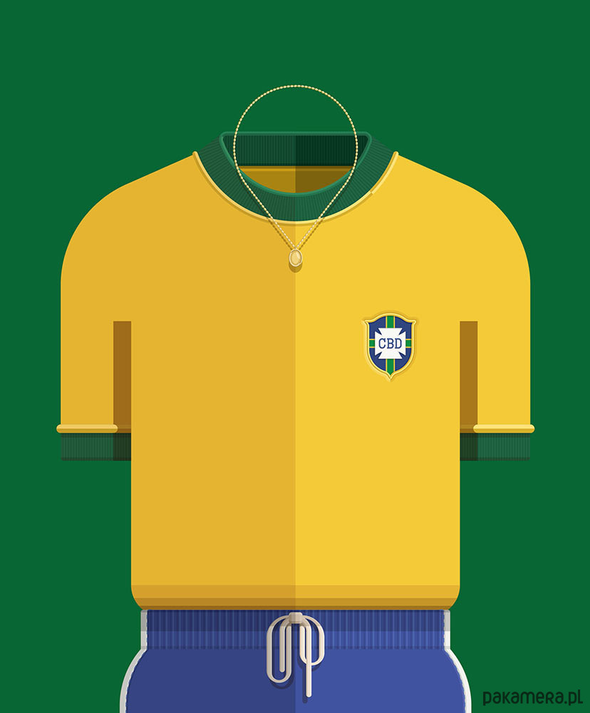 plakaty Pele - piłka nożna - plakat 50x70 cm 1