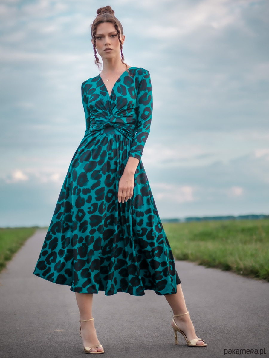 sukienki midi damskie Oceana - wielofunkcyjna sukienka 3