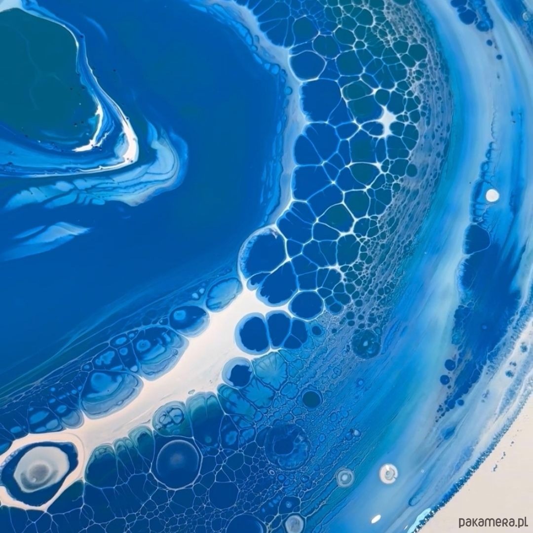 Warsztaty malarskie Pouring - wylewanie farb - warsztaty malarskie 2