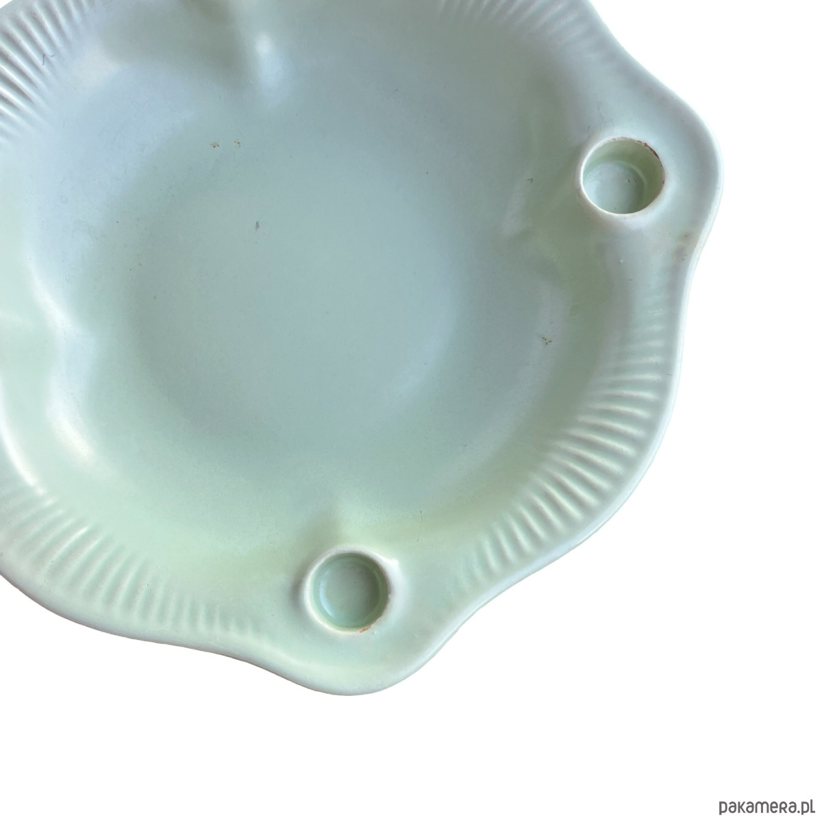 patery i talerze Talerz adwentowy świecznik ceramiczny, Jasba, Niemcy lata 60. 8