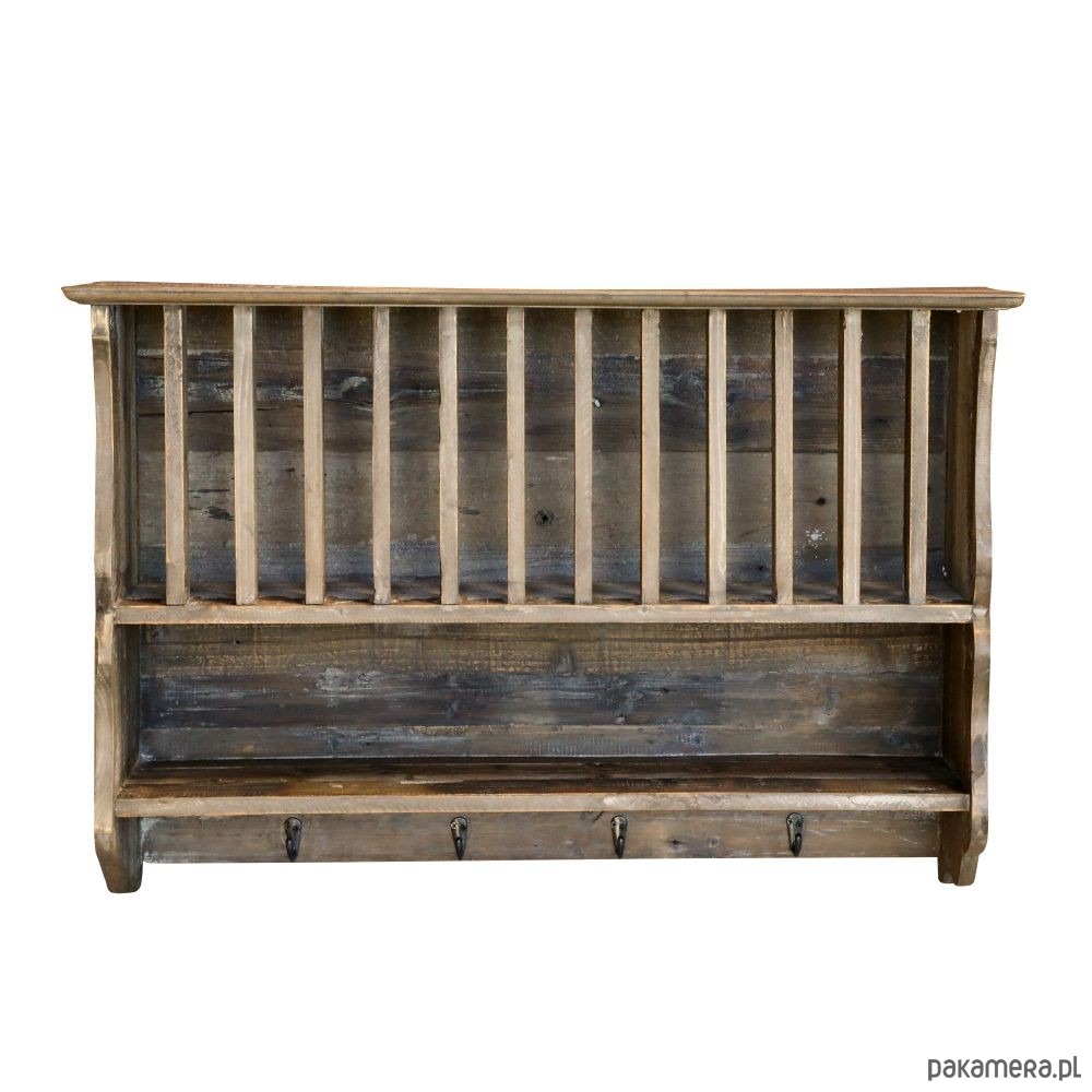 szafki Szafka wisząca na talerze, postarzana 80 cm 1