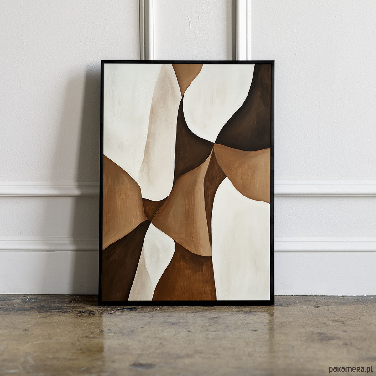 plakaty Plakat Abstrakcja w brązie 6