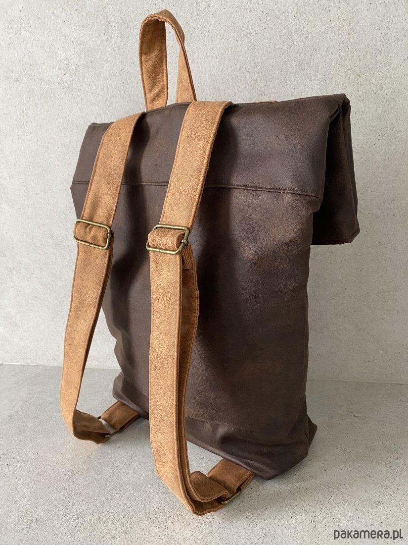 plecaki Plecak  włóczykija - brąz, cynamon 4