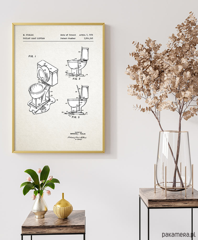 plakaty Toaleta - plakat 50x70 cm 2