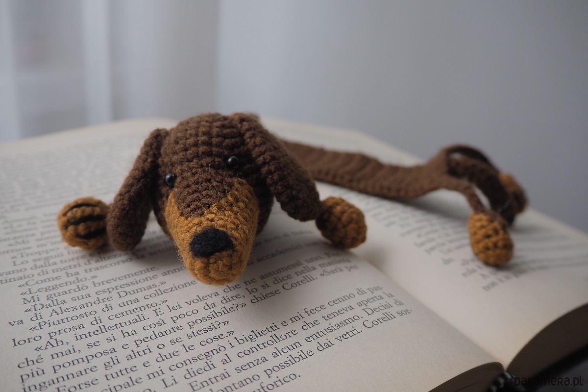 zakładki do książek Zakładka do Książki Czekoladowy Jamnik 5