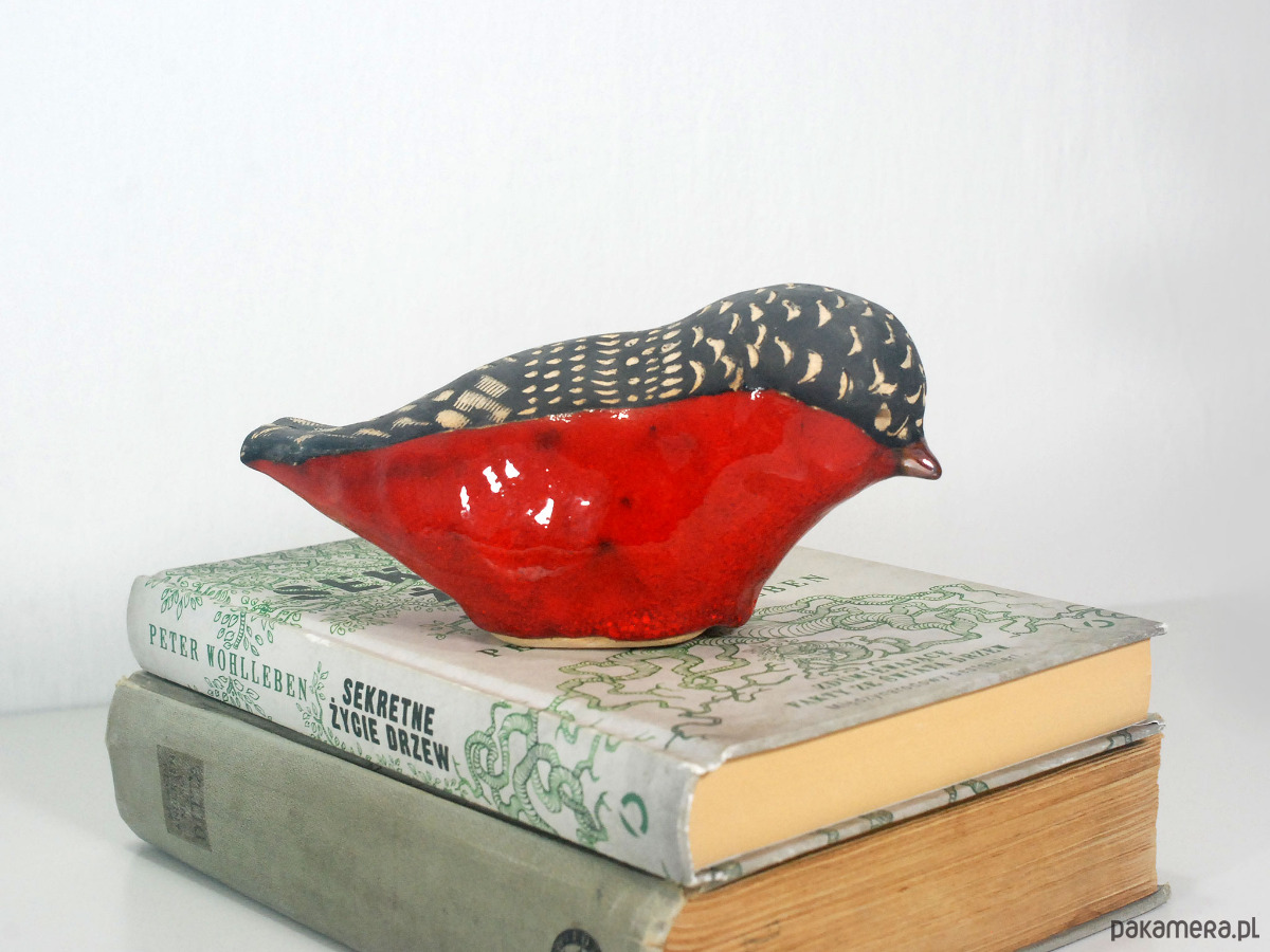 figurki i rzeźby Ceramiczna ptak - dekoracja stojąca 5