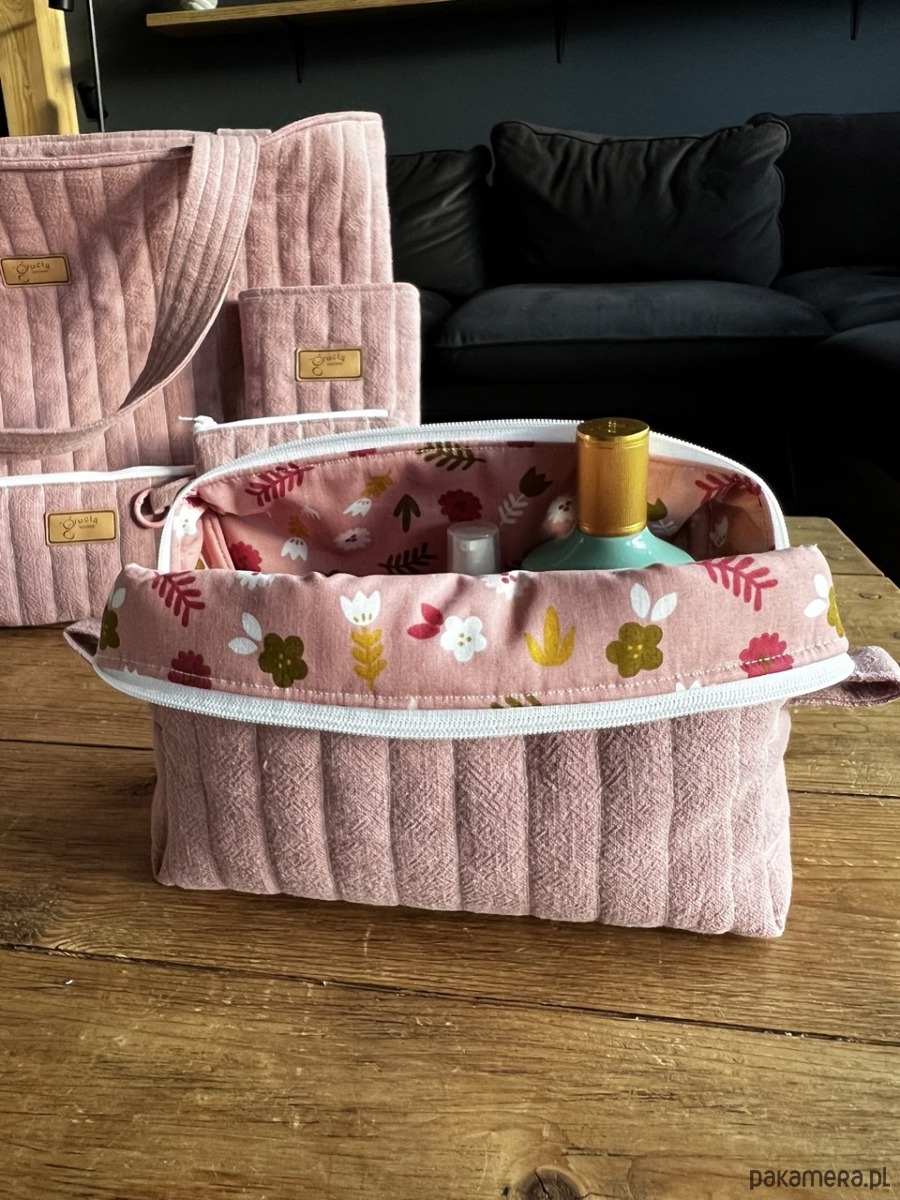 kosmetyczki Lniana kosmetyczka box 7