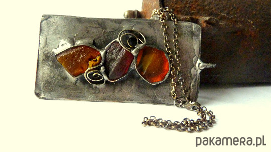 wisiory Bursztynowy wisiorek Naszyjnik z bursztynu 5