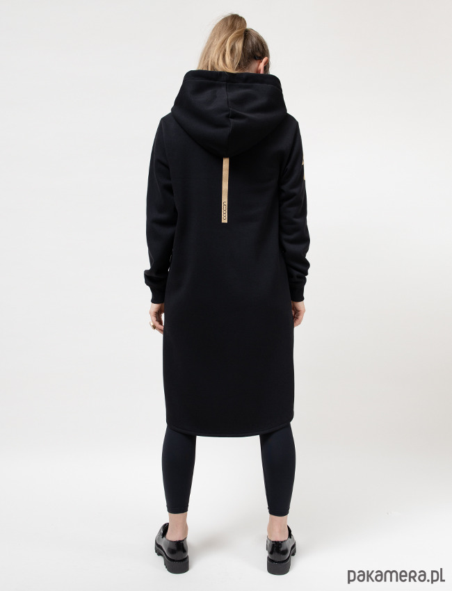 bluza bez kaptura damska Bluza SKY long black 6