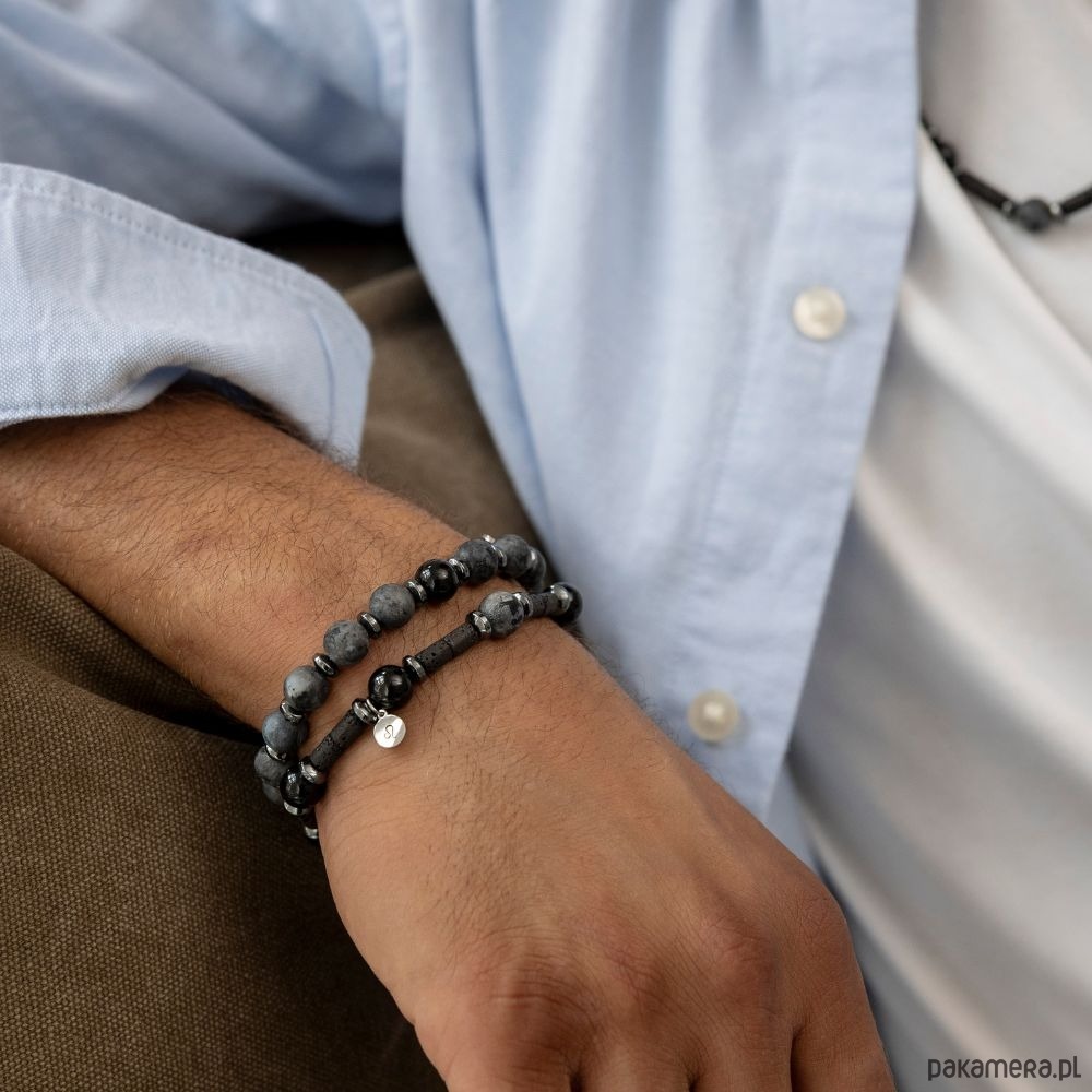 biżuteria męska Męska bransoletka zodiakalna - Lew - Charyzma i siła IV 1