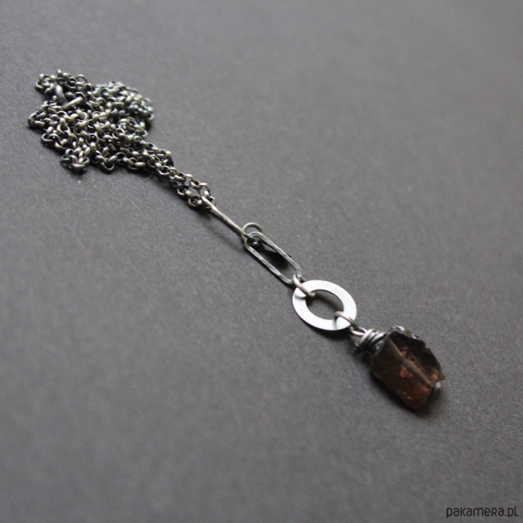 naszyjniki - inne Naszyjnik Kwarc dymny 1