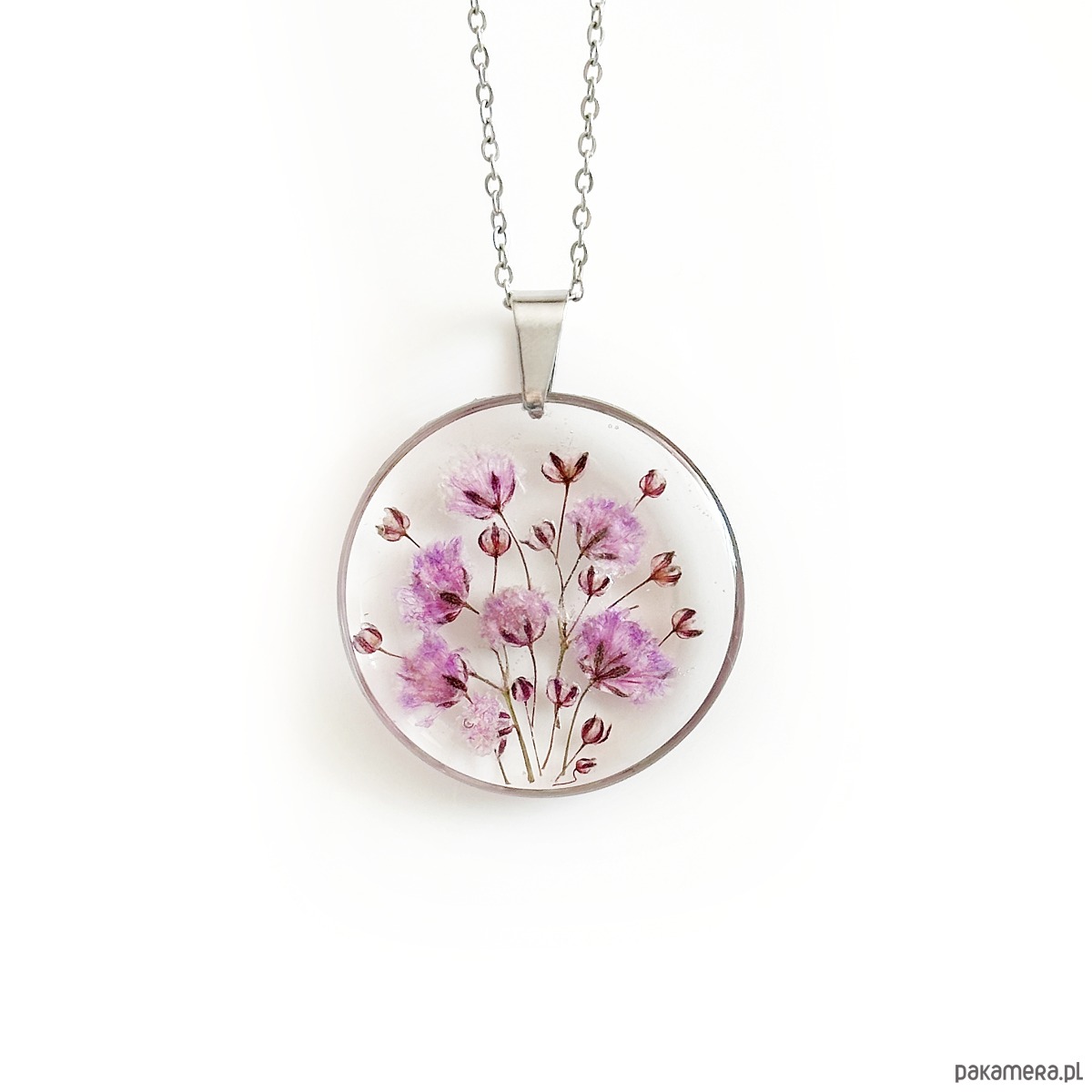 naszyjniki - inne Naszyjnik z kwiatami, prezent na święta 1