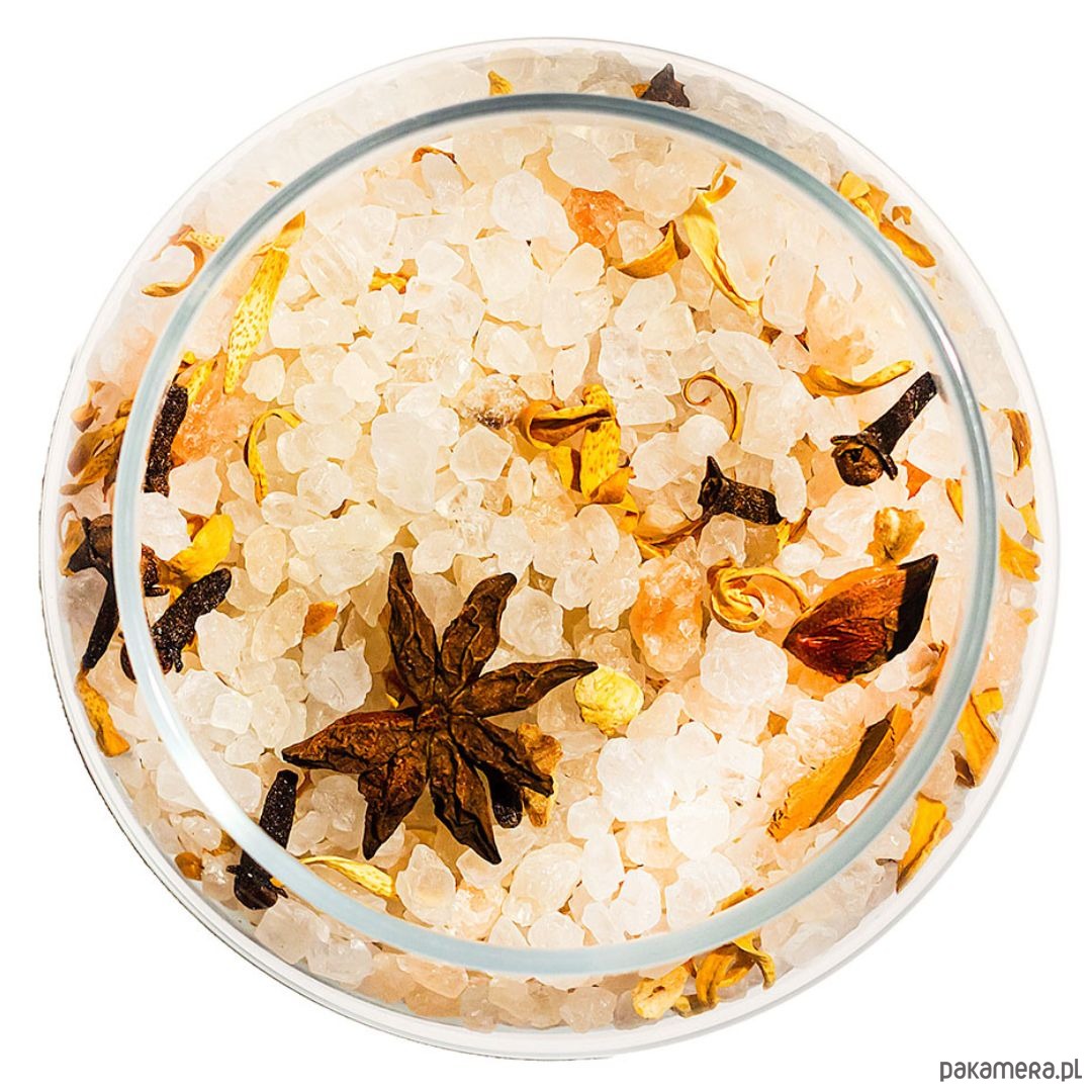 produkty do kąpieli Sól kąpielowa Korzenna pomarańcza 1