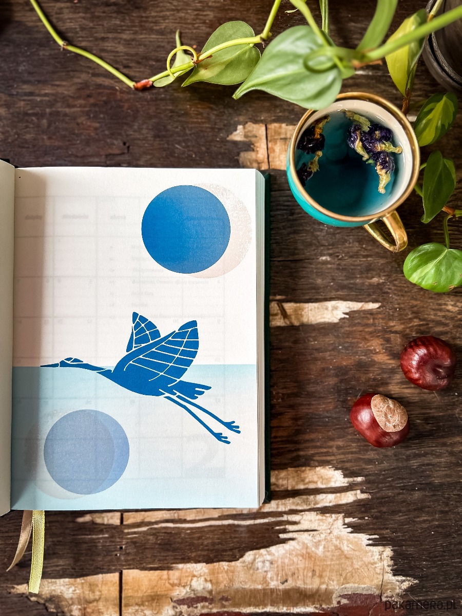 kalendarze i plannery Ręcznie szyty kalendarz dzienny 2