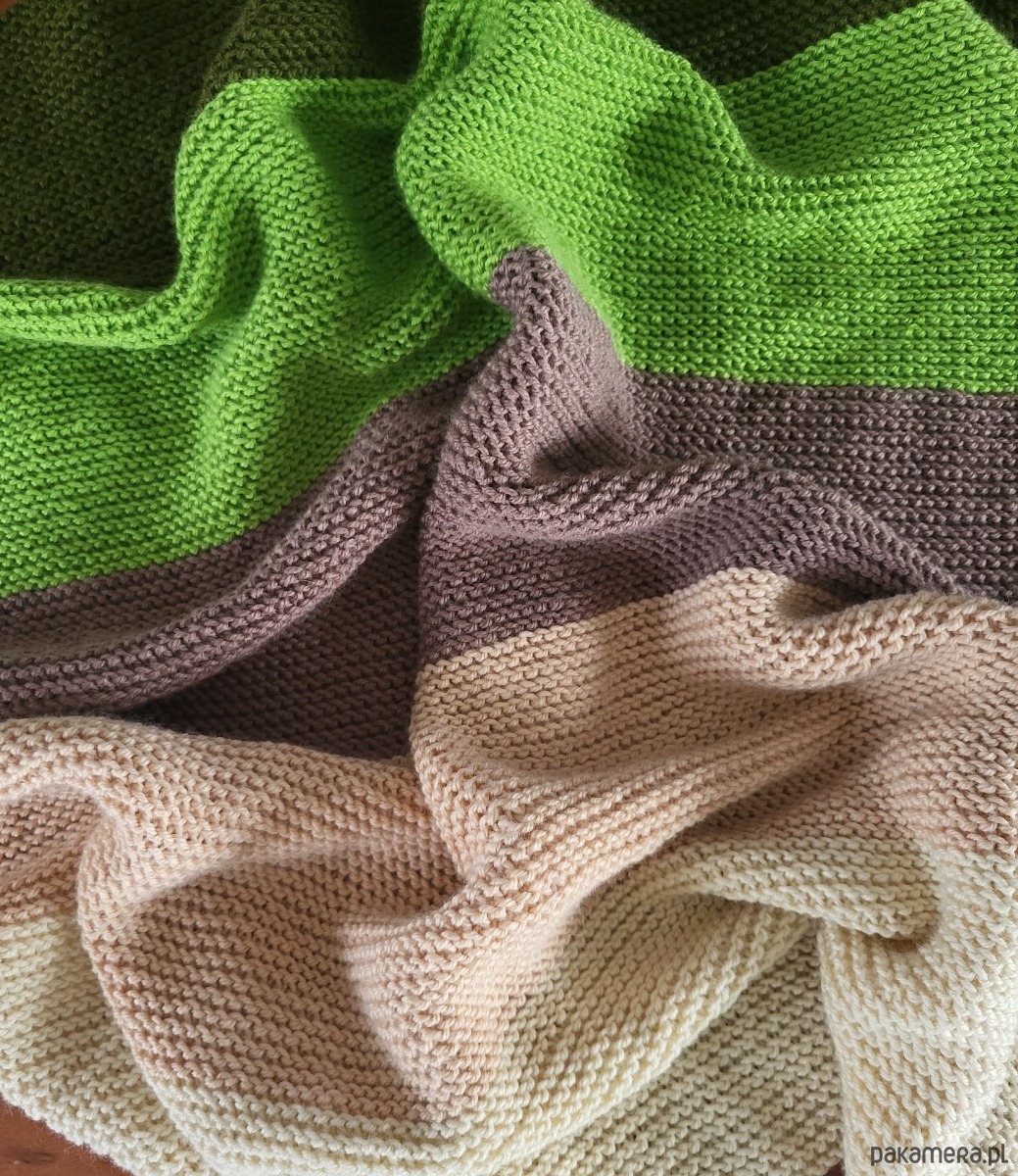 kocyki, kołderki, pościel dla dzieci Dziecięcy kocyk merino/akryl/kaszmir 2