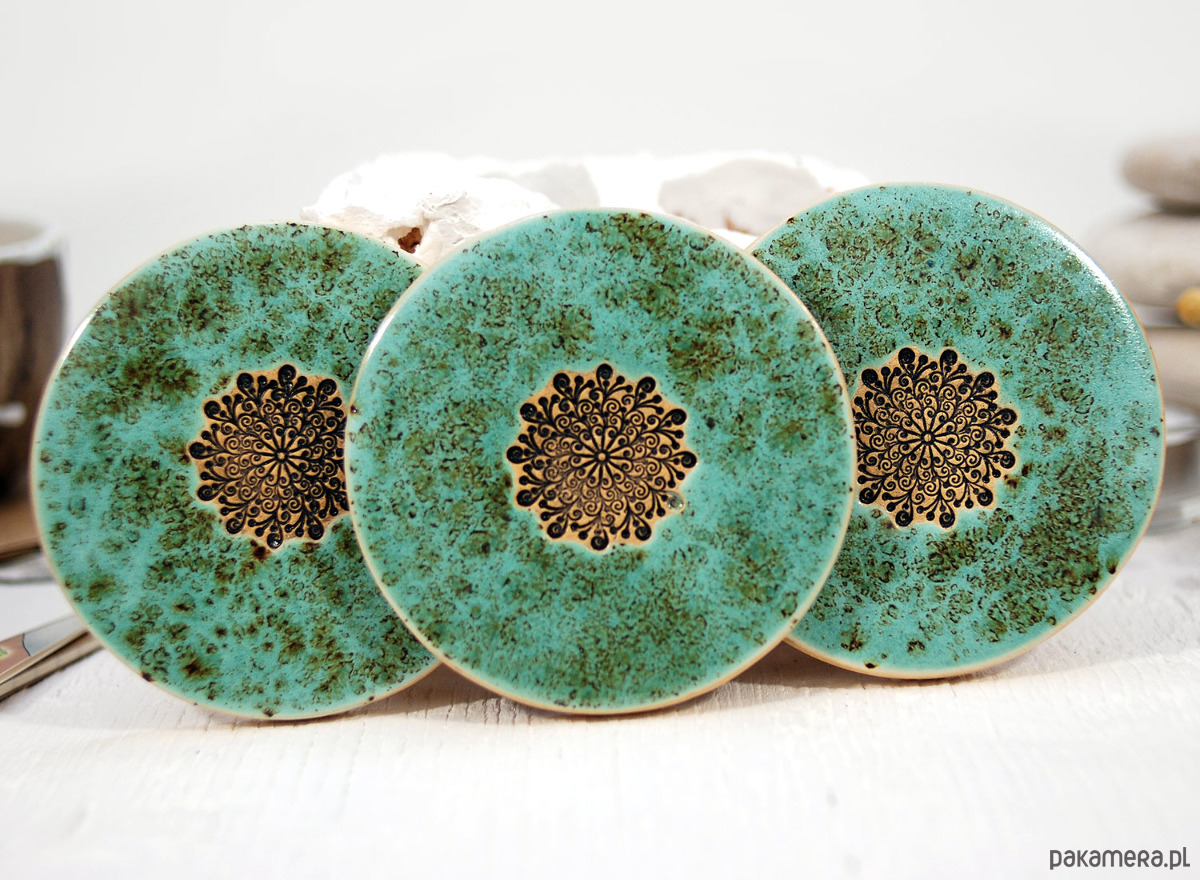 podkładki do kuchni Ceramiczne podkładki pod kubek, filiżankę - hygge 3