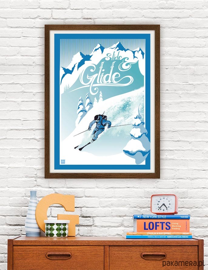 plakaty Slide & Glide - vintage plakat 2
