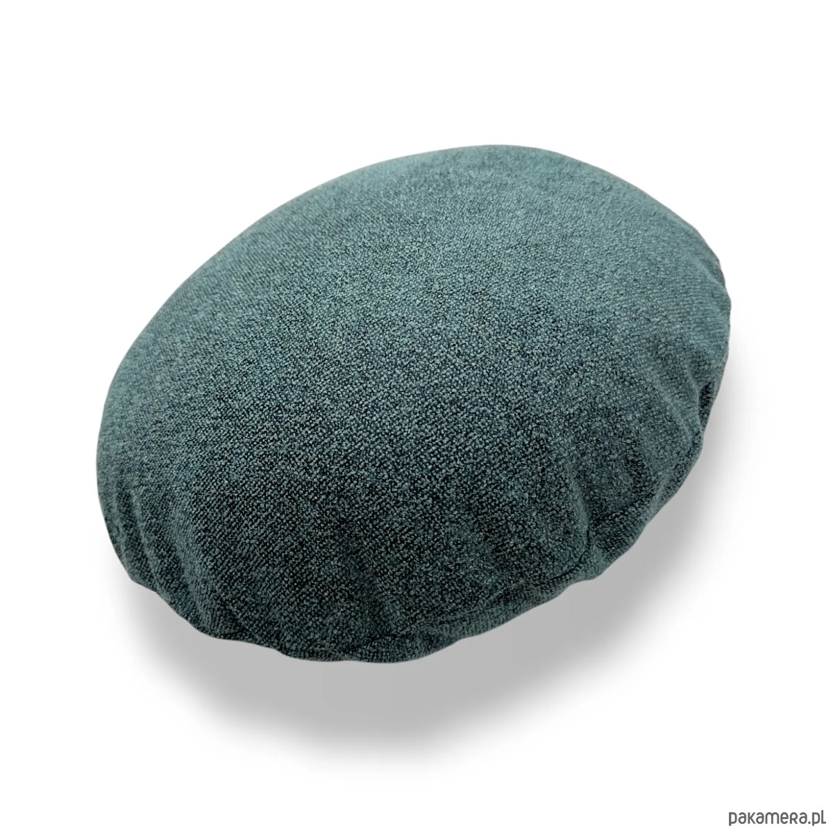 poduszki gładkie Okrągła ciemnozielona poduszka dekoracyjna 45 cm Ronda 1