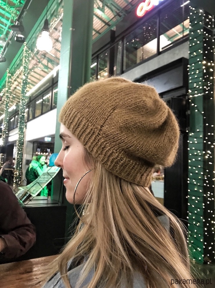 czapki damskie Camelowa czapka beretowa z wełny alpaki Parisian 3