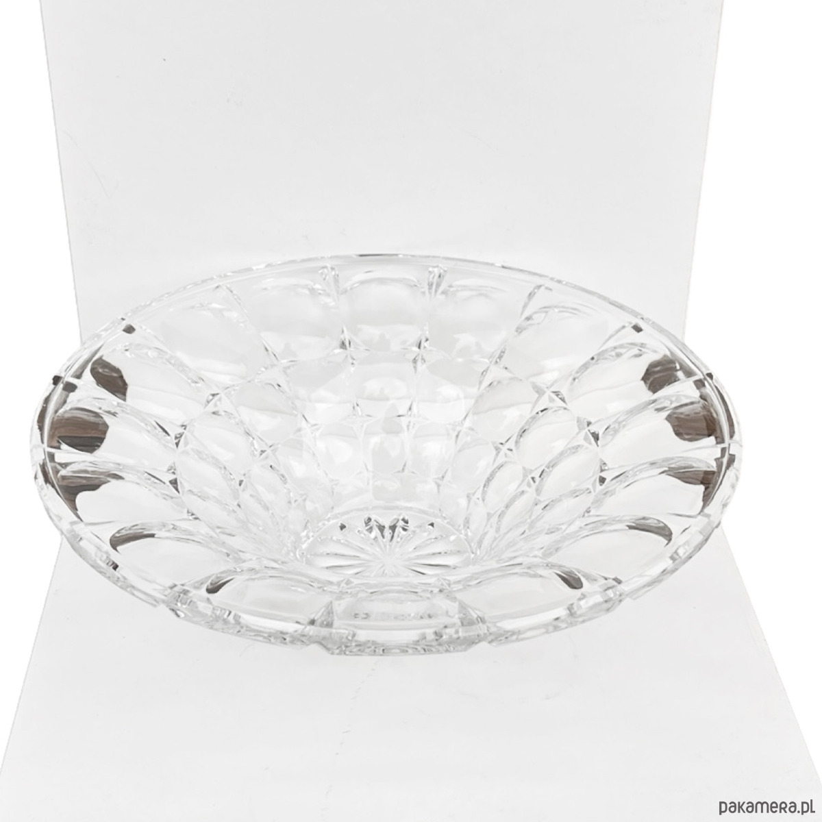 miski i misy Bohemia  misa kryształowa soczewkowa  Czechosłowacja  lata 70. 9