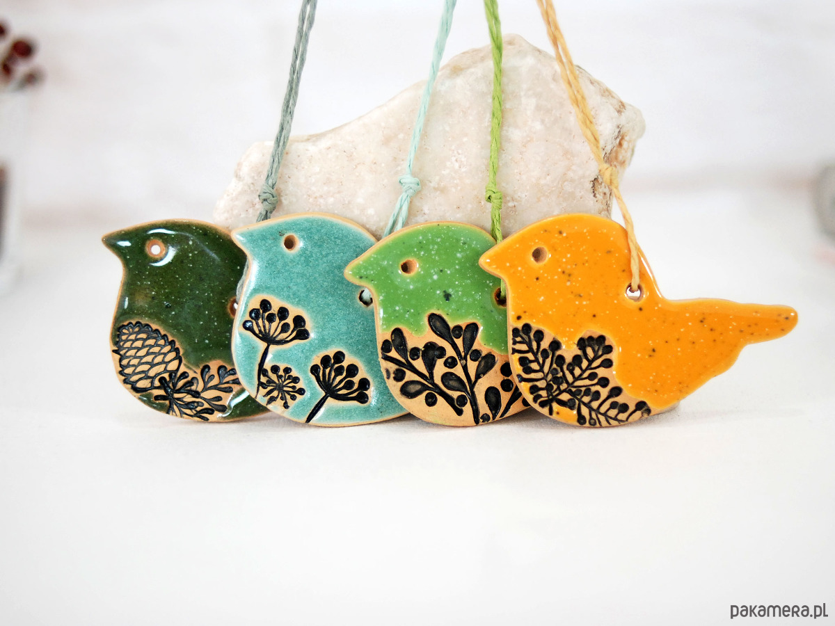ozdoby choinkowe Ręcznie robione ozdoby choinkowe ptaszki 7
