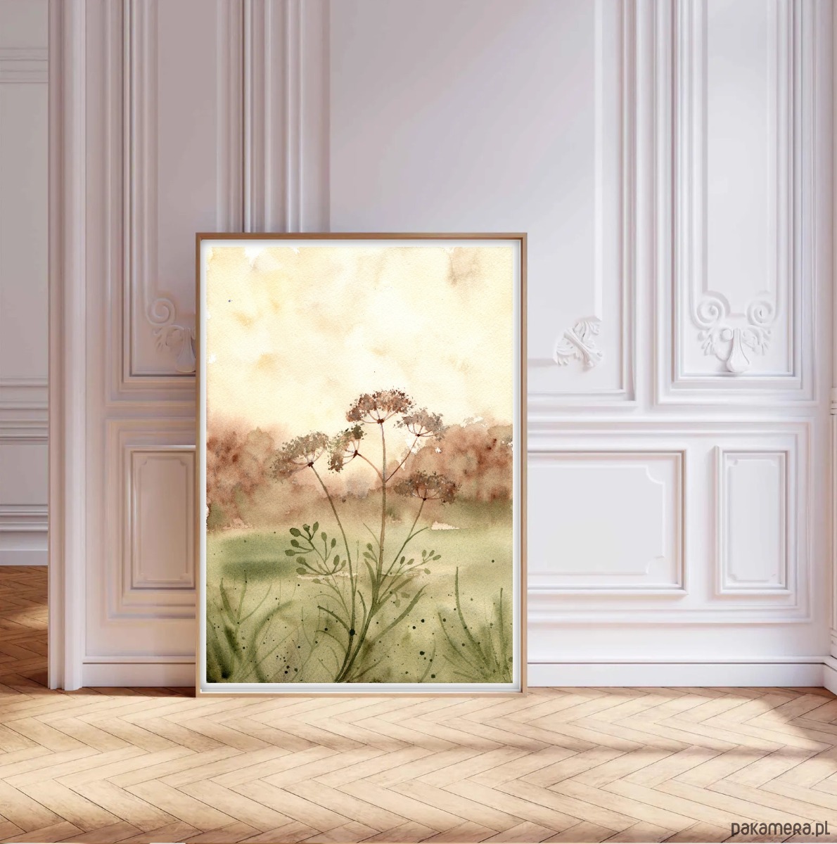 obrazy Oryginalna akwarela. Łąka A4 1
