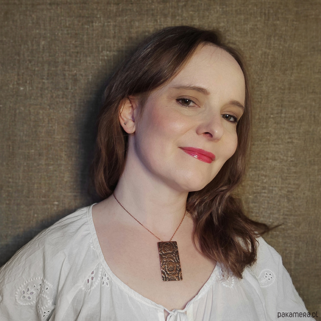 wisiory Salamandra - miedziany wisior - unikat 4