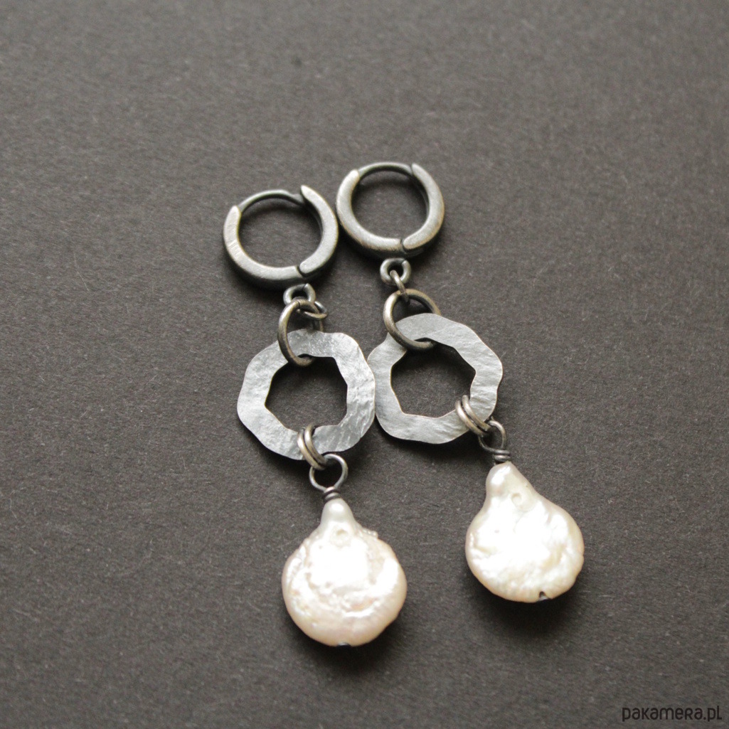 kolczyki z kamieniami Kolczyki Brzydkie kaczątka 2