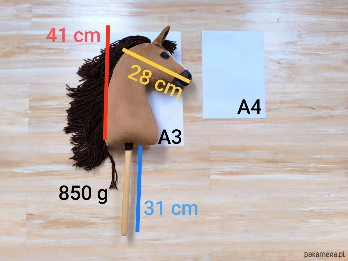 zabawki - inne Hobby horse A3 mustang spirit kasztanek koń na kiju 4