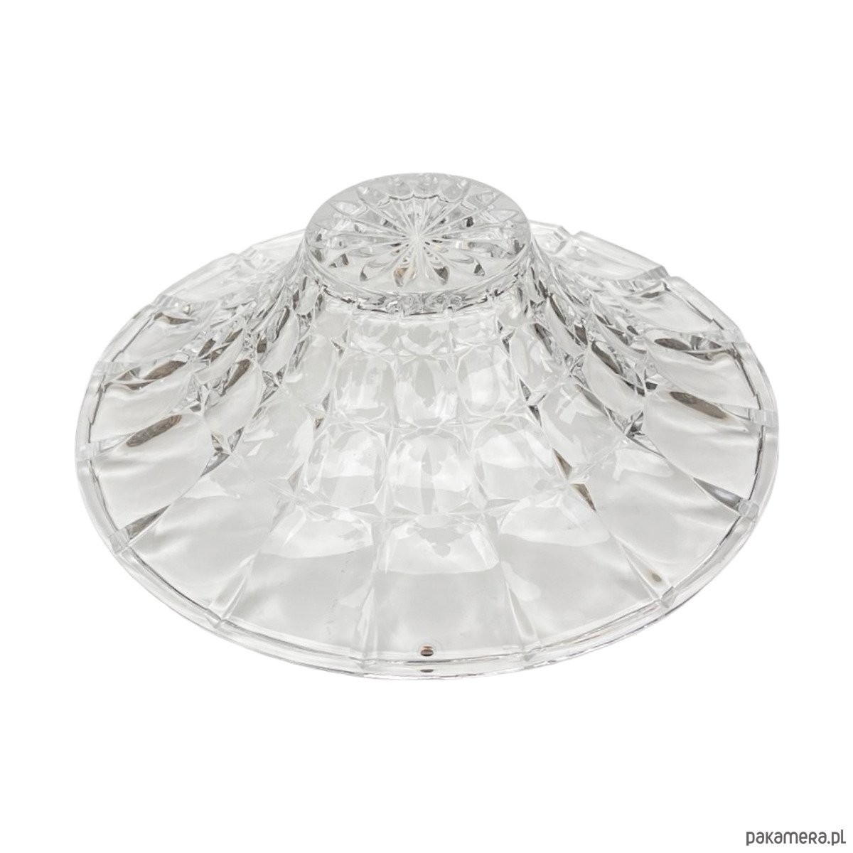 miski i misy Bohemia  misa kryształowa soczewkowa  Czechosłowacja  lata 70. 4