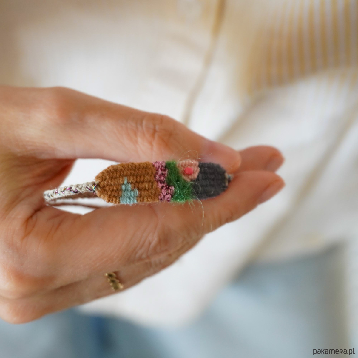 bransoletki na sznurku Mini boho bransoletka na sznurku 2