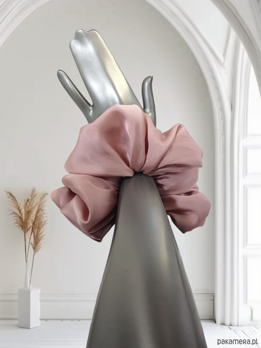 gumki do włosów Scrunchie X XL .Satynowa gumka 2