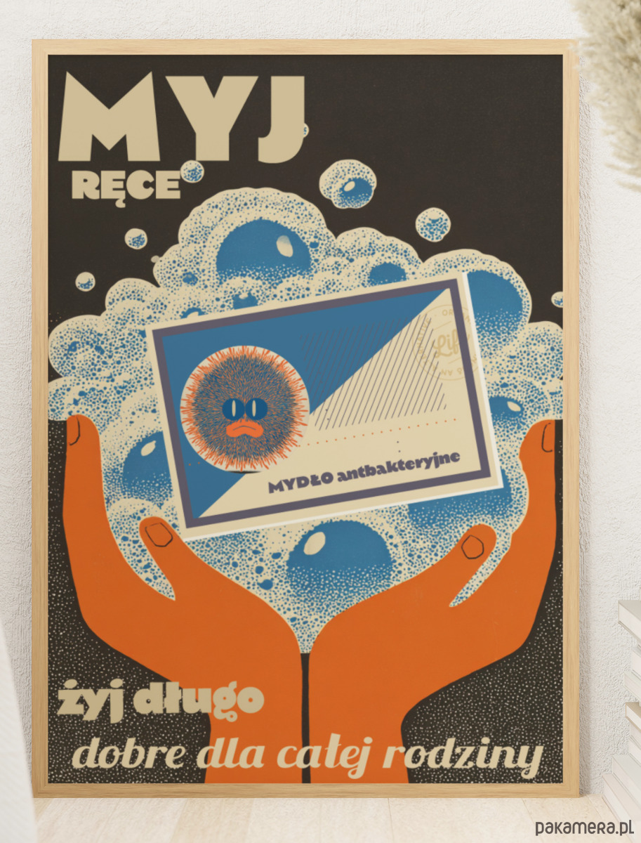 plakaty Plakat myj ręce 2