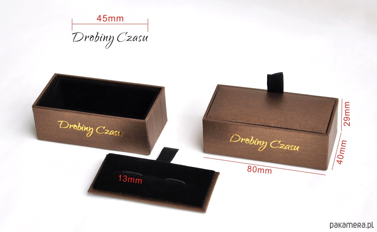 spinki do mankietów SPINKI - Golden horse - Black - dla miłośników koni 1