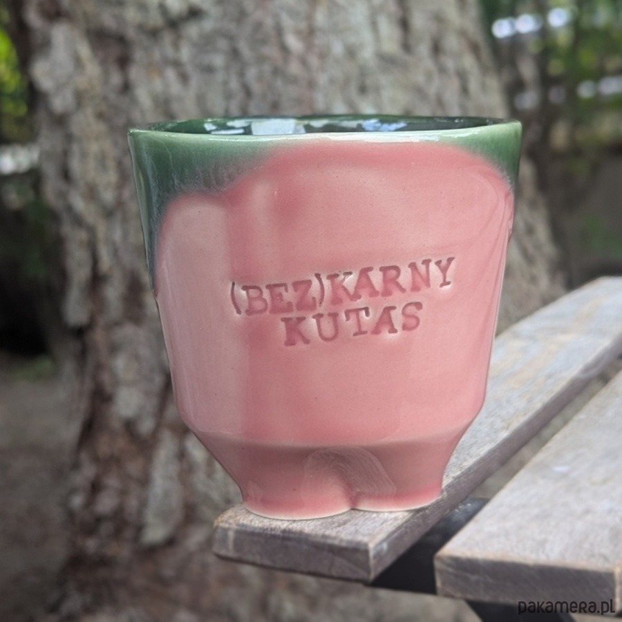 kubki BEZ(KARNY) K*TAS, czarka ceramiczna, 340 ml 4