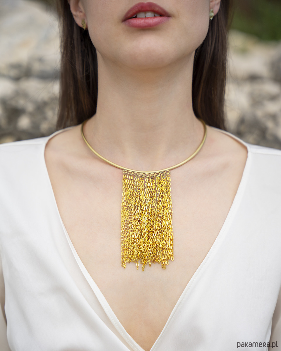 kolczyki z mosiądzu Kolczyki PŁATKI No. 2 1