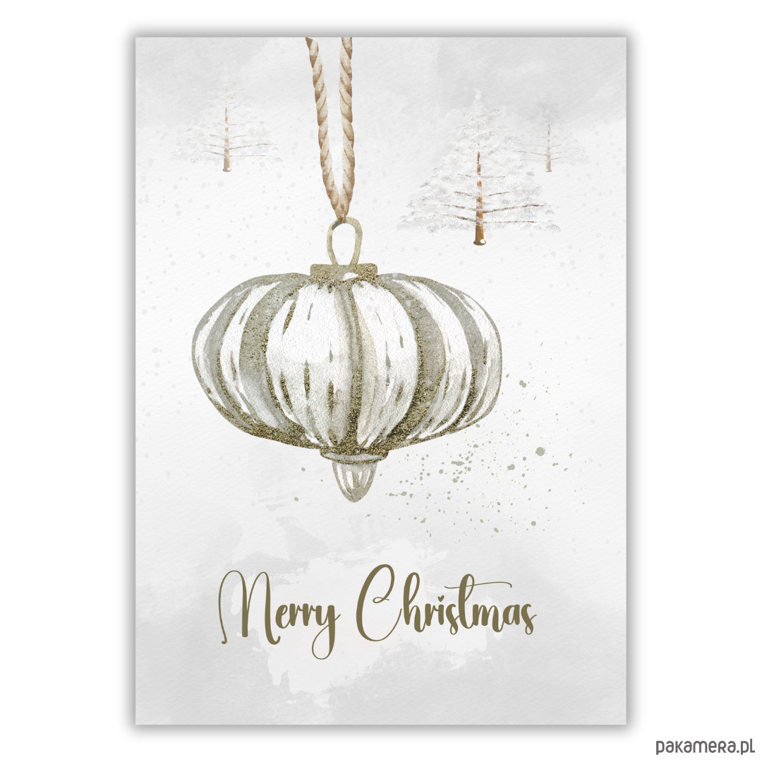 plakaty Plakat Christmas bouble 1