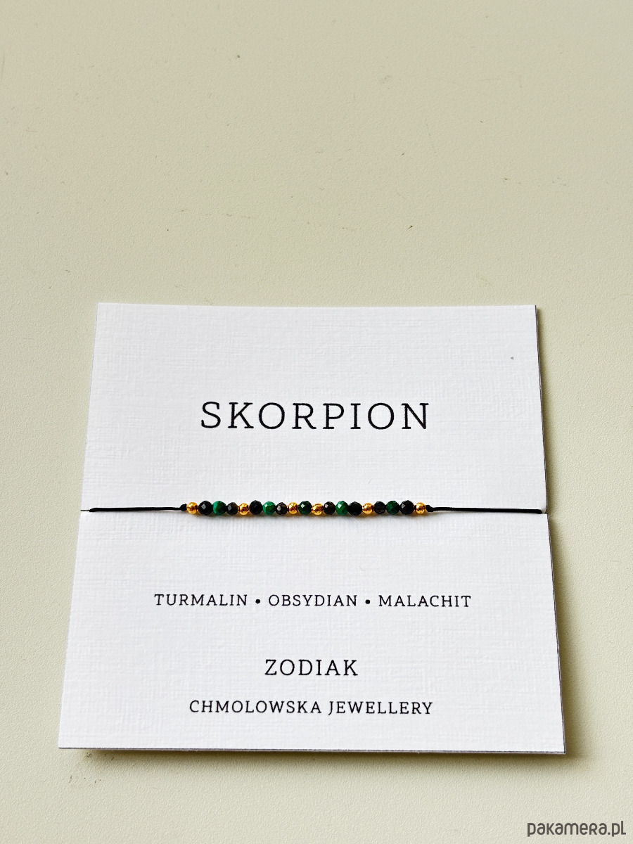 bransoletki na sznurku Zodiak bransoletka SKORPION 2