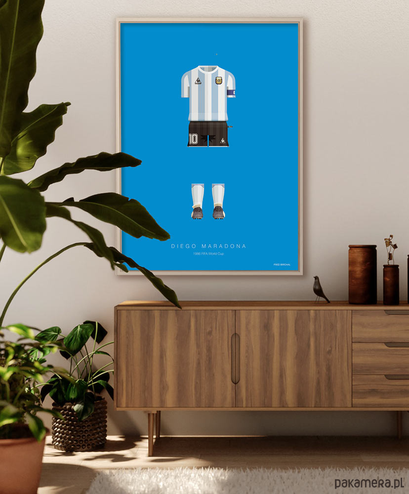 plakaty Maradona  - piłka nożna - plakat 50x70 cm 3