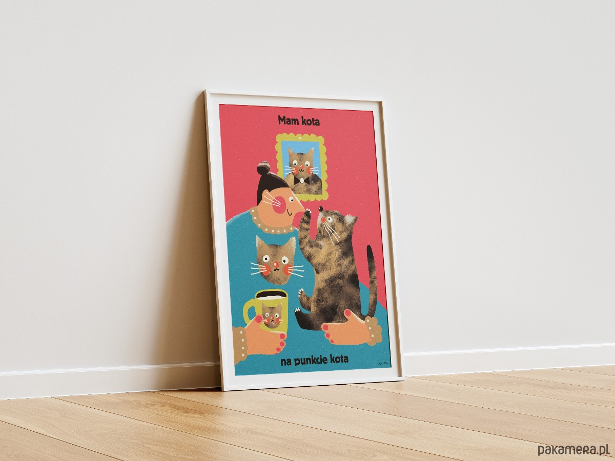 plakaty Plakat "Mam kota na punkcie kota" 2