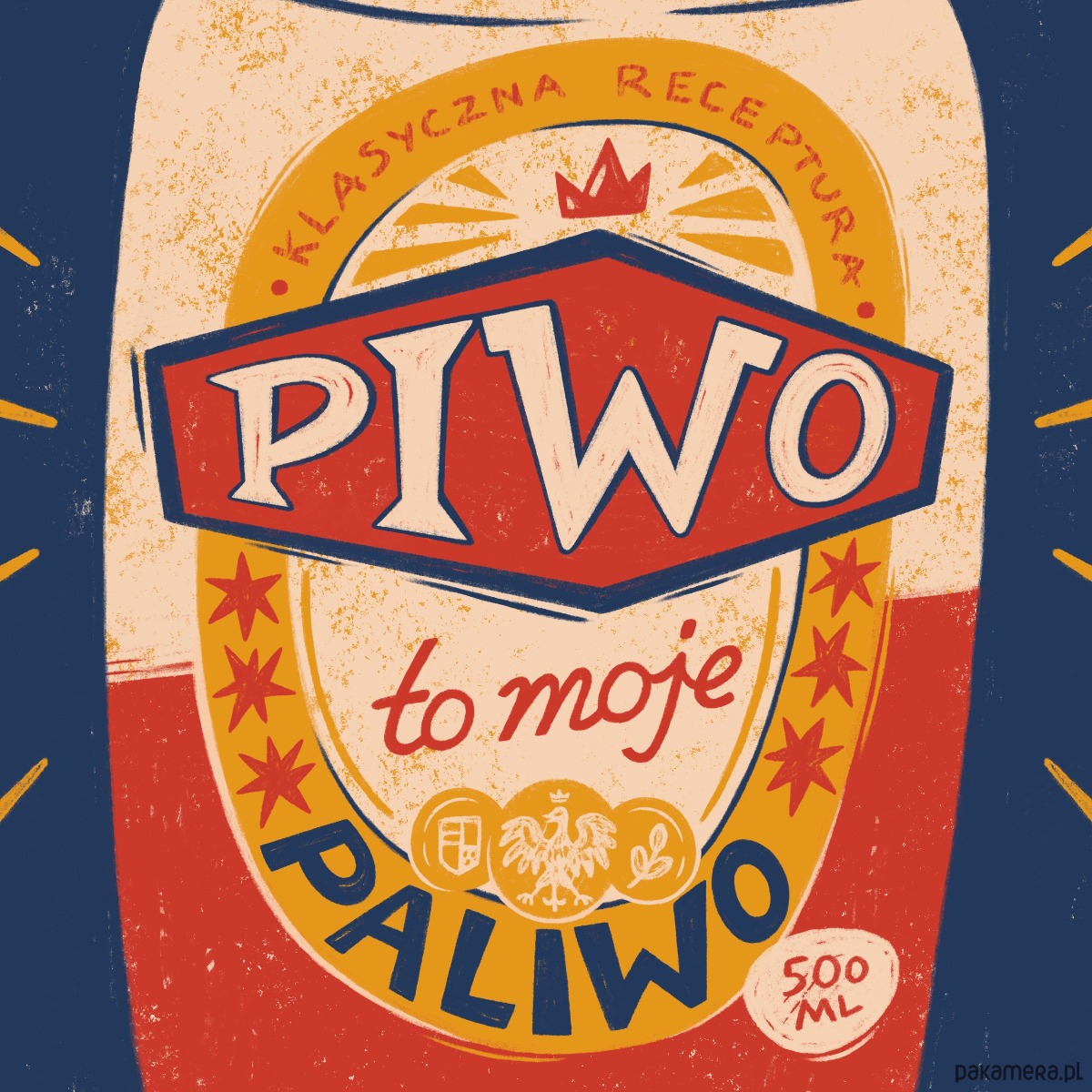 plakaty Plakat "Piwo-to moje paliwo" 1