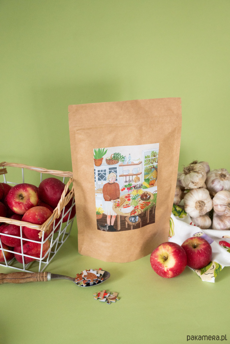 puzzle dla dzieci Muno Puzzle Domowe Przetwory by Asia Spettel 500 el. w ozdobnej tubie 3